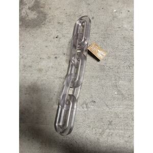 Crafted In India Chain Link Decor Purple/pink/clear 18.5”